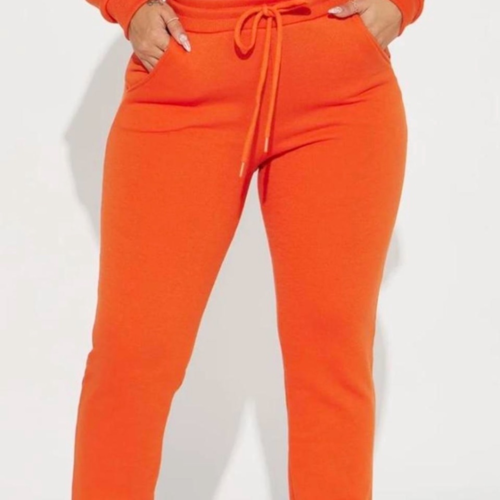 Fashion Nova Joggers, S, Orange